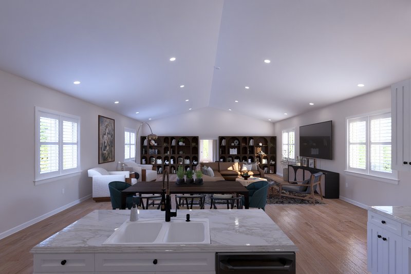 House Blueprint - Interior - Kitchen 2 for Barndominium House Plan #1060-506 - 8 bed, 5 bath