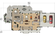 Country Style House Plan - 7 Beds 3.5 Baths 6571 Sq/Ft Plan #25-4883 