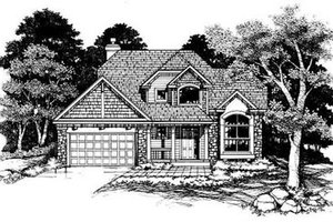 Traditional Exterior - Front Elevation Plan #50-175