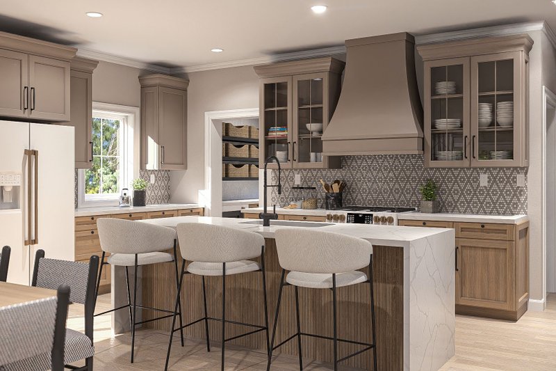 Home Plan - Interior - Kitchen for Farmhouse House Plan #455-409 - 3 bed, 2.5 bath