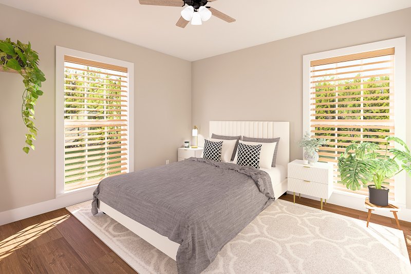 Home Plan - Interior - Bedroom for European House Plan #44-138 - 3 bed, 2 bath