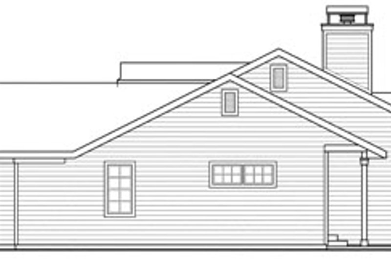Home Plan - Exterior - Other Elevation 1 for Ranch House Plan #124-818 - 4 bed, 2.5 bath