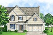 Traditional Style House Plan - 4 Beds 2.5 Baths 1943 Sq/Ft Plan #67-478 