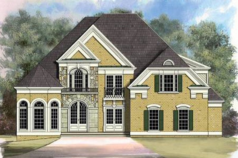 Architectural House Design - European Exterior - Front Elevation Plan #119-223