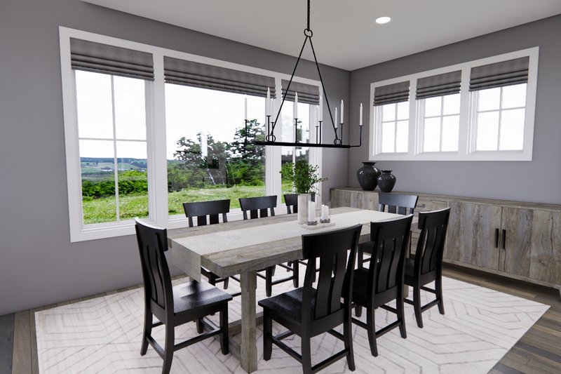 Dream House Plan - Interior - Dining Room for Country House Plan #51-1568 - 4 bed, 3.5 bath