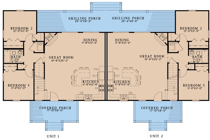 Home Plan - Floor Plan - Main Floor for Cottage House Plan #923-328 - 3 bed, 2 bath