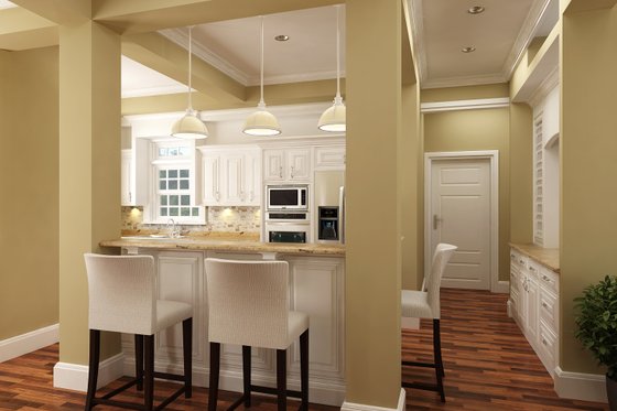 Interior - Kitchen for Traditional House Plan #45-380 - 3 bed, 3 bath