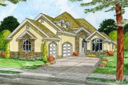 Mediterranean Style House Plan - 3 Beds 2.5 Baths 5190 Sq/Ft Plan #126-148 