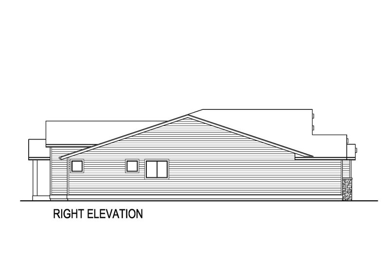 Dream House Plan - Exterior - Other Elevation 1 for Contemporary House Plan #569-90 - 3 bed, 2.5 bath
