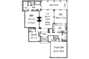 European Style House Plan - 3 Beds 3.5 Baths 3059 Sq/Ft Plan #329-286 