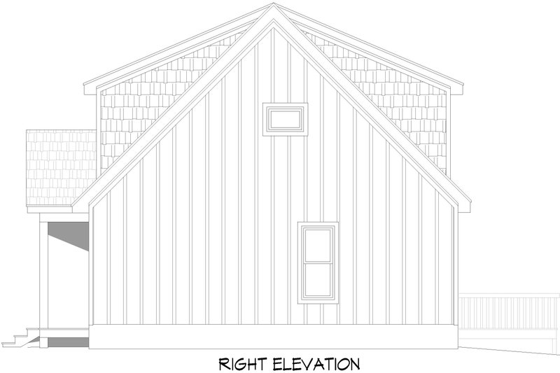 House Design - Exterior - Other Elevation 1 for Country House Plan #932-1094 - 3 bed, 2.5 bath