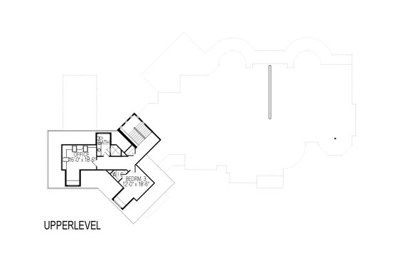 Floor Plan - Upper Floor for European House Plan #920-63 - 7 bed, 5.5 bath
