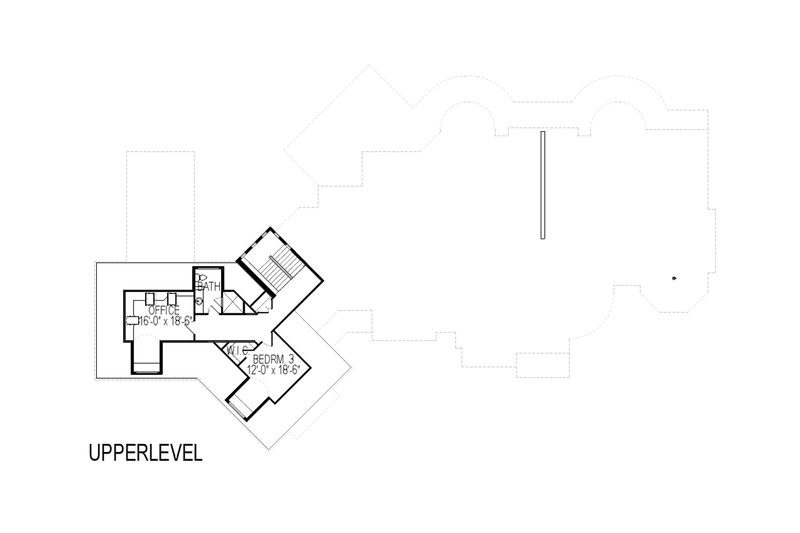 Home Plan - Floor Plan - Upper Floor for European House Plan #920-63 - 7 bed, 5.5 bath