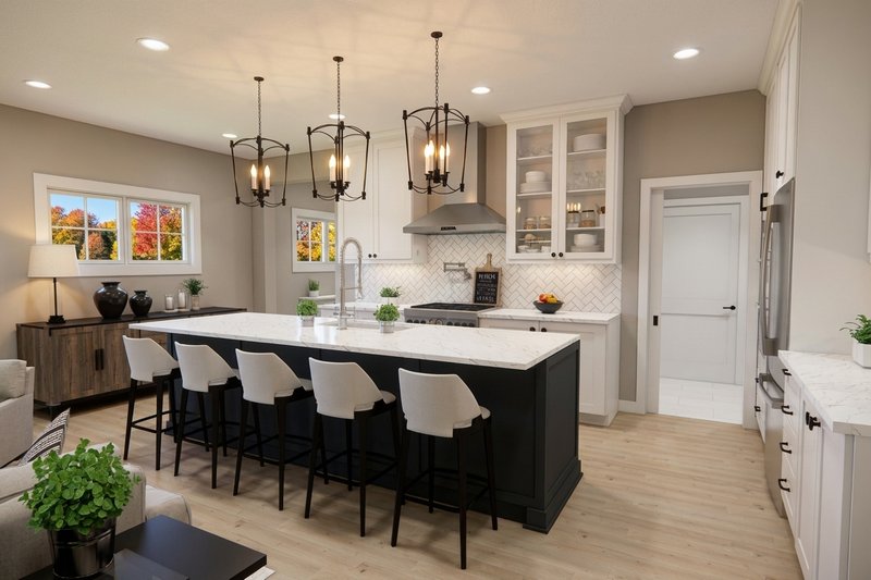 Architectural House Design - Interior - Kitchen 1 for Modern House Plan #51-1516 - 3 bed, 2.5 bath