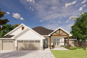 Traditional Exterior - Front Elevation Plan #1098-4