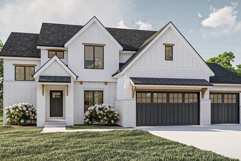 House Design - Modern Exterior - Front Elevation Plan #455-615