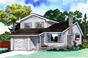 Traditional Exterior - Front Elevation Plan #47-628