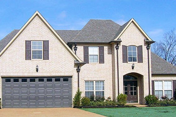 Exterior - Front Elevation for European House Plan #81-13806 - 3 bed, 2.5 bath