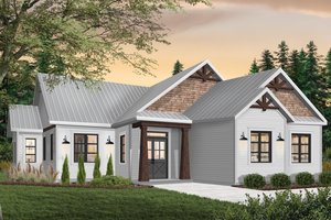 Ranch Exterior - Front Elevation Plan #23-2657