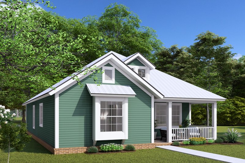 Dream House Plan - Exterior - Other Elevation 1 for Craftsman House Plan #20-1887 - 3 bed, 2 bath