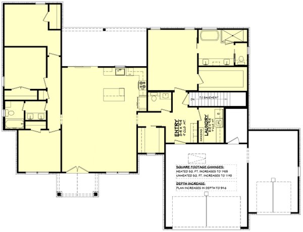 Farmhouse Floor Plan - Other Floor Plan #430-388