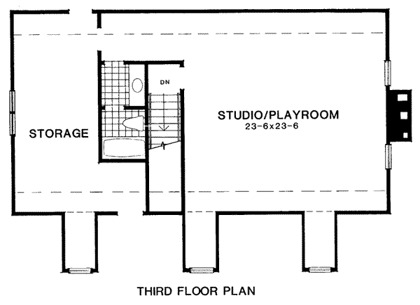 Colonial Floor Plan - Other Floor Plan #322-120