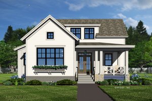 Farmhouse Exterior - Front Elevation Plan #51-1268