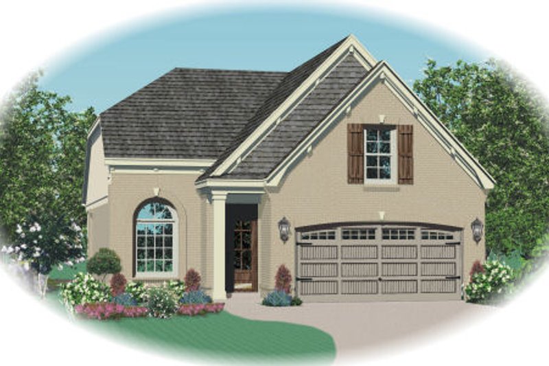 Traditional Style House Plan - 3 Beds 2.5 Baths 1585 Sq/Ft Plan #81-13618