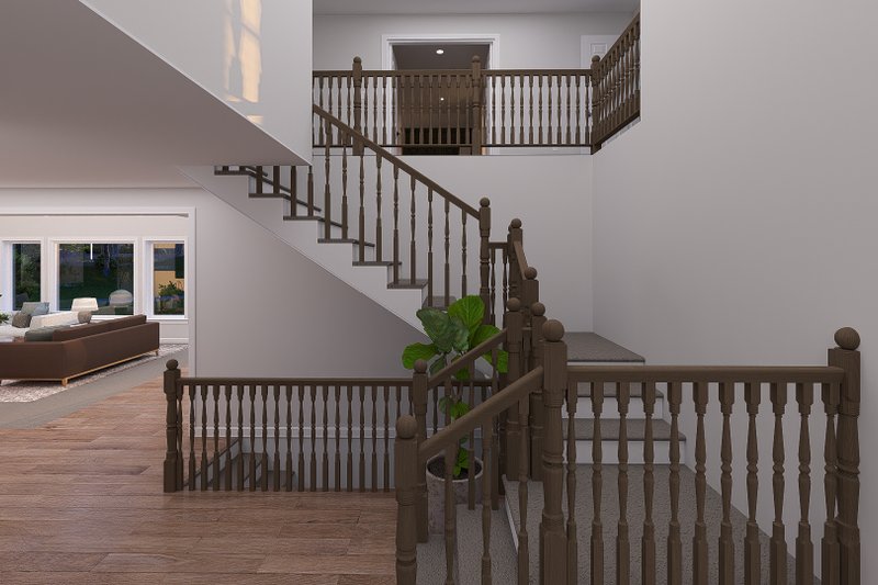 Dream House Plan - Interior - Entry for Traditional House Plan #1060-344 - 4 bed, 2.5 bath