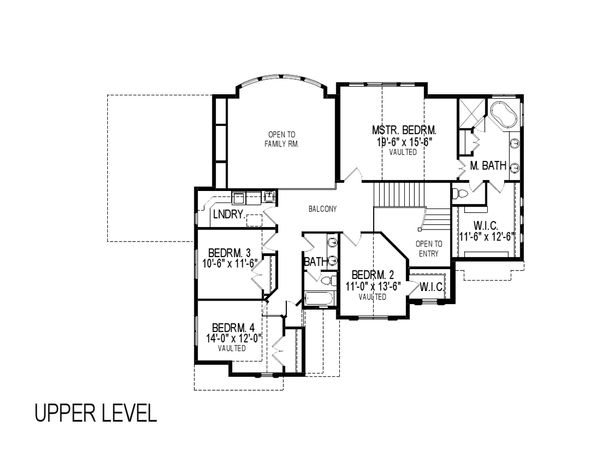 Dream House Plan - European Floor Plan - Upper Floor Plan #920-115