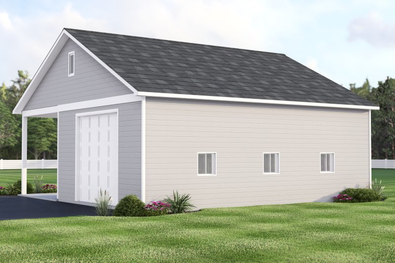 Home Plan - Exterior - Other Elevation 1 for Country House Plan #1064-56, 1 bath