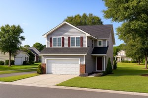 House Plan Design - Traditional Exterior - Front Elevation Plan #20-2101