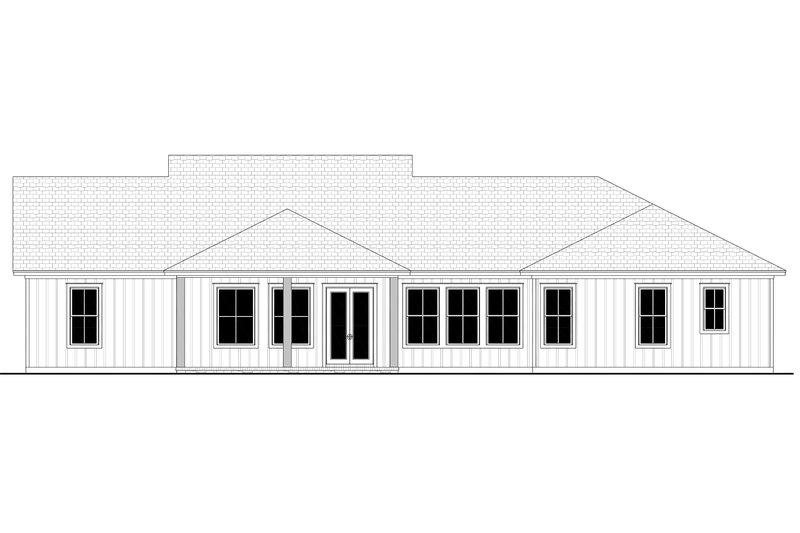 Dream House Plan - Exterior - Rear Elevation for Farmhouse House Plan #430-273 - 3 bed, 2.5 bath