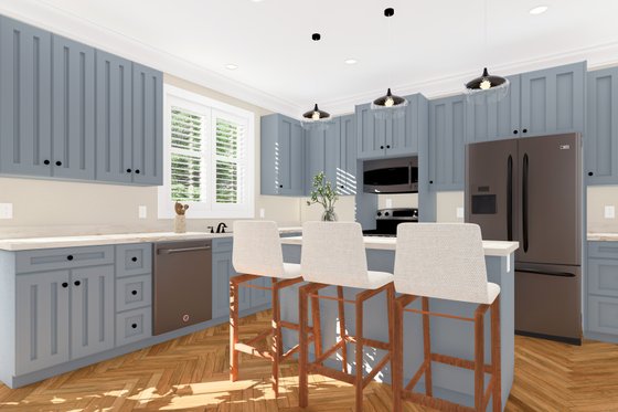 Interior - Kitchen for Ranch House Plan #1060-289 - 3 bed, 2 bath
