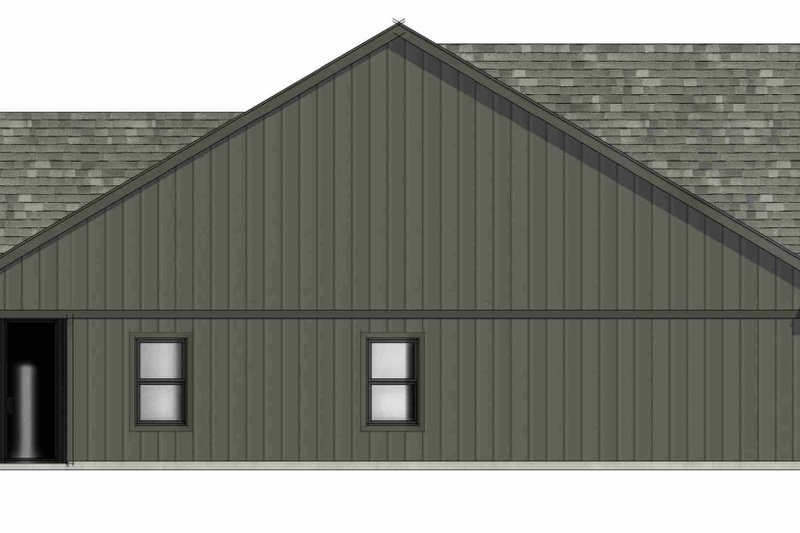 House Blueprint - Exterior - Other Elevation for Country House Plan #1096-191 - 3 bed, 2 bath