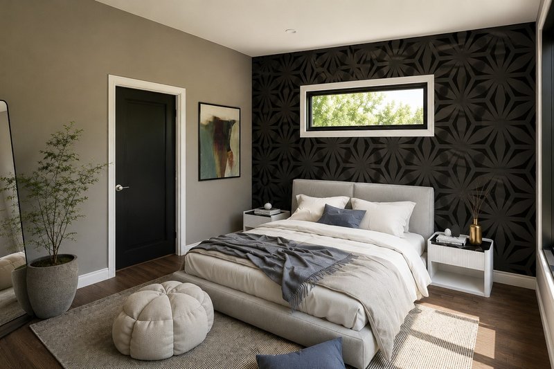 Dream House Plan - Interior - Master Bedroom for Modern House Plan #1064-489 - 2 bed, 2.5 bath