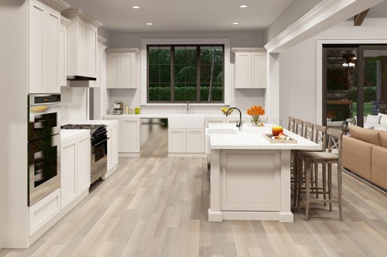 Interior - Kitchen 3 for Farmhouse House Plan #923-365 - 4 bed, 3.5 bath