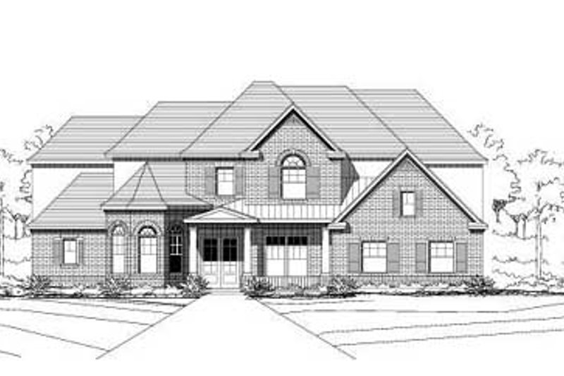 Traditional Style House Plan - 5 Beds 3 Baths 4398 Sq/Ft Plan #411-181