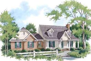 Traditional Exterior - Front Elevation Plan #14-229