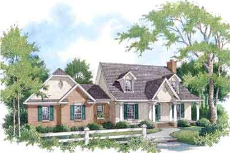Home Plan - Traditional Exterior - Front Elevation Plan #14-229
