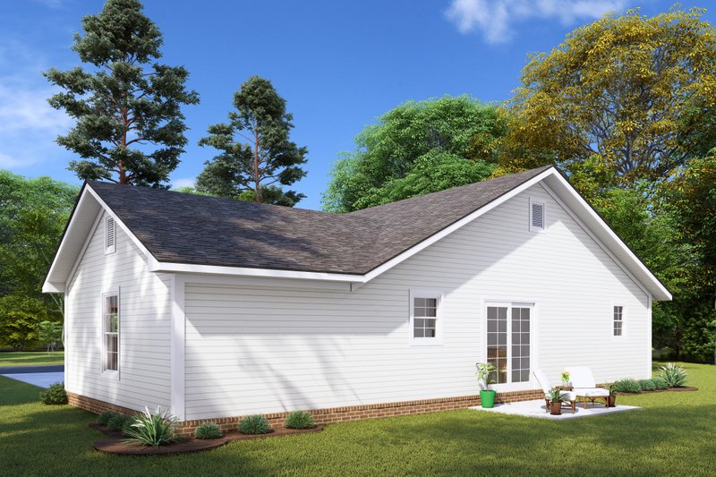 Architectural House Design - Exterior - Other Elevation 2 for Cottage House Plan #513-2261 - 2 bed, 2 bath