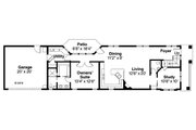 Contemporary Style House Plan - 3 Beds 2.5 Baths 2062 Sq/Ft Plan #124-875 