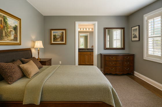 Interior - Master Bedroom 1 for Traditional House Plan #1060-455 - 3 bed, 2 bath