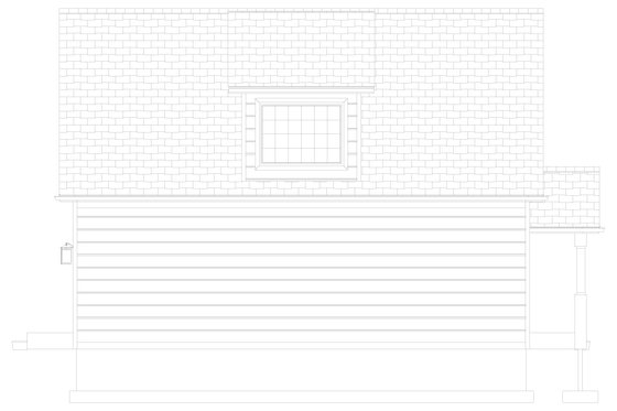 Exterior - Other Elevation 1 for Farmhouse House Plan #1060-301 - 2 bed, 1.5 bath