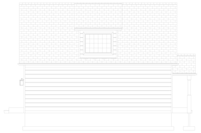 House Design - Exterior - Other Elevation 1 for Farmhouse House Plan #1060-301 - 2 bed, 1.5 bath
