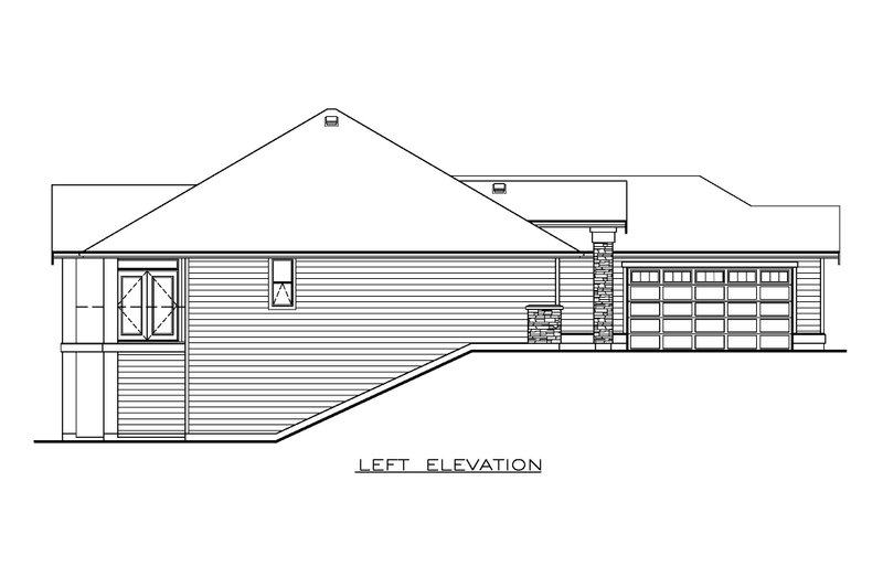 House Design - Exterior - Other Elevation for Farmhouse House Plan #1100-119 - 2 bed, 2 bath