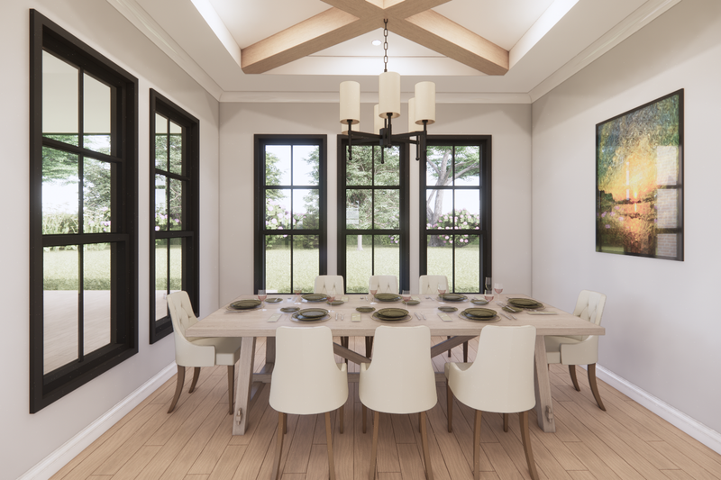Home Plan - Interior - Dining Room for Farmhouse House Plan #1074-81 - 4 bed, 3.5 bath