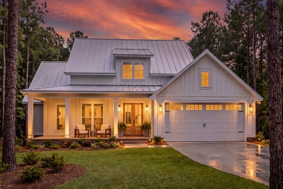 Exterior - Front Elevation 4 for Farmhouse House Plan #430-264 - 3 bed, 2.5 bath