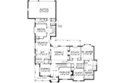 European Style House Plan - 5 Beds 5 Baths 4457 Sq/Ft Plan #141-101 