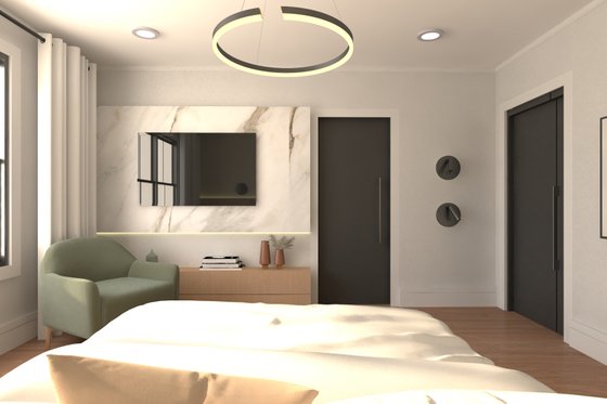 Interior - Master Bedroom for Modern House Plan #1064-310 - 6 bed, 5 bath